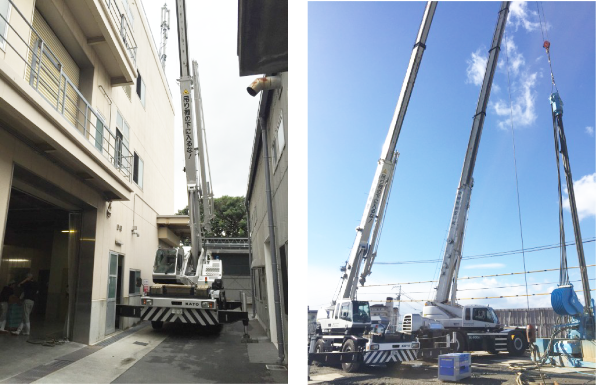 葛原重機工業株式会社|当社作業風景