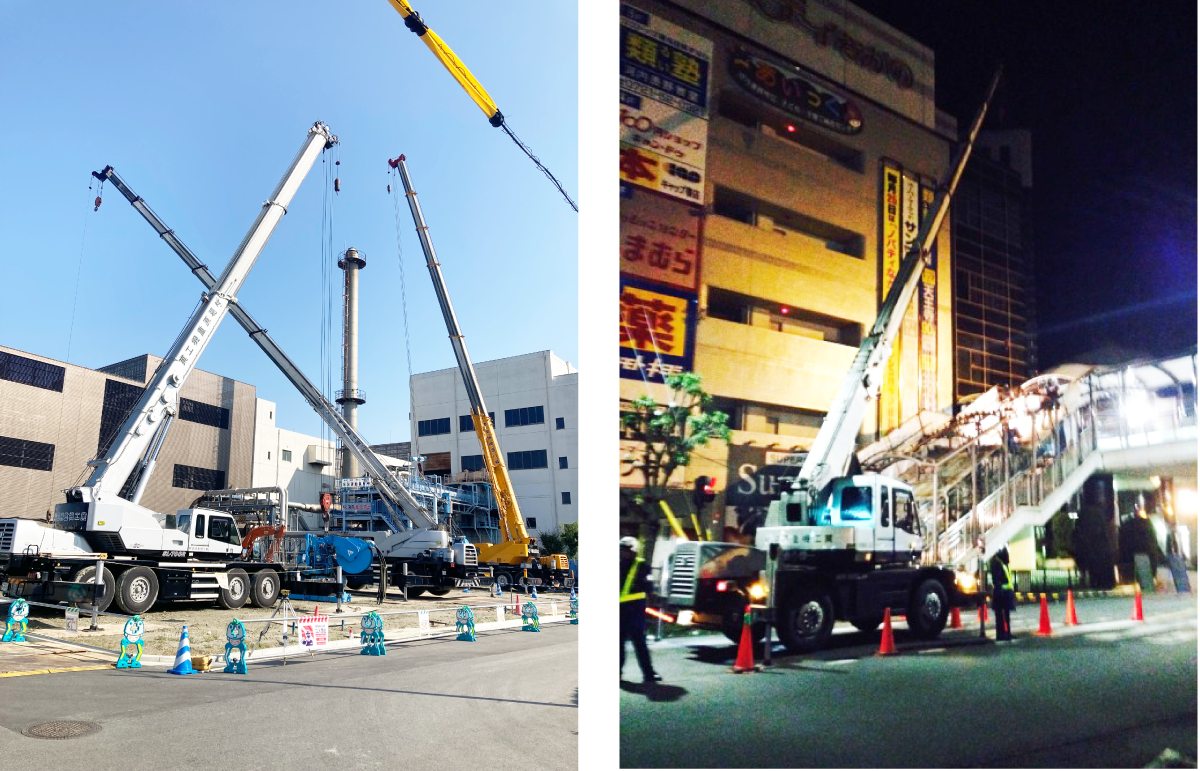 葛原重機工業株式会社|当社作業風景